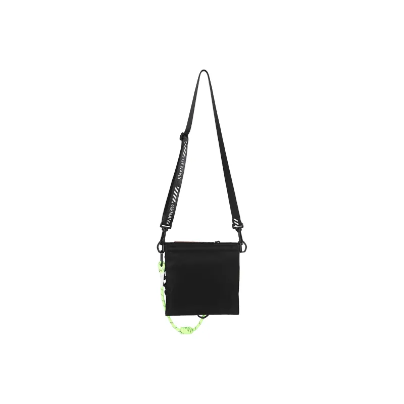 GENANX Polyamide Crossbody Bag Regular Unisex Black/Gray/White-2