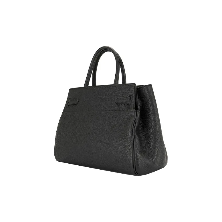 Mulberry Bayswater Leather Shoulder Bag, Crossbody Bag, Handbag Clutch Women's Black-1