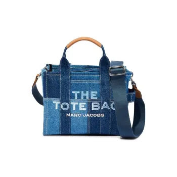 MARC JACOBS Cotton Shoulder Bag, Crossbody Bag, Handbag Women's Denim Blue