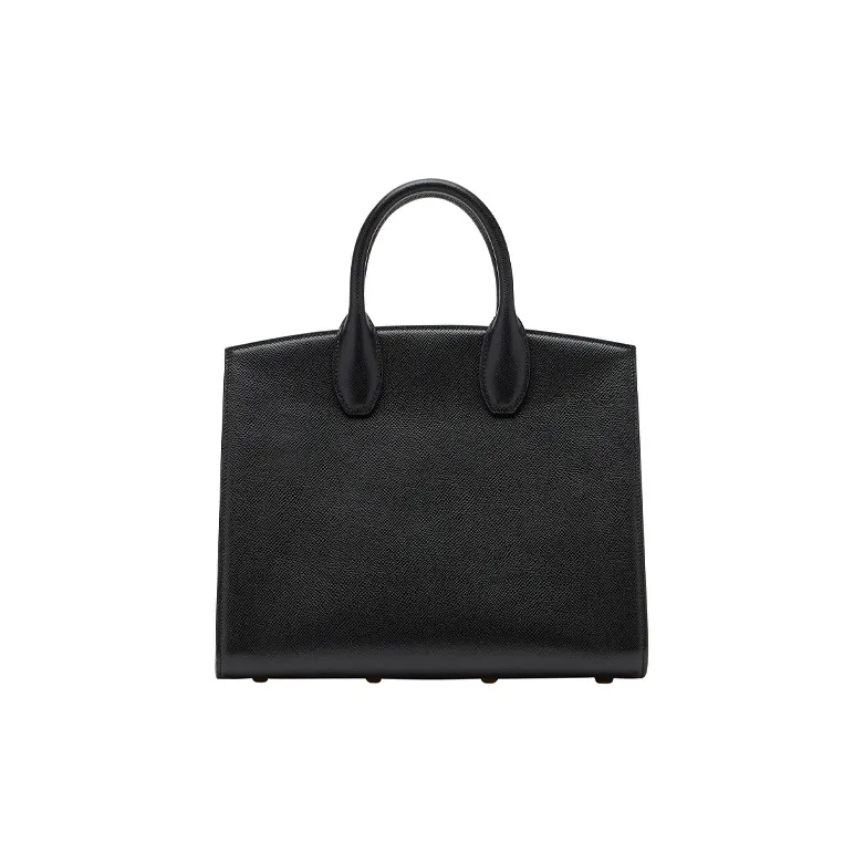 FERRAGAMO Leather Handbag Men's Black-2