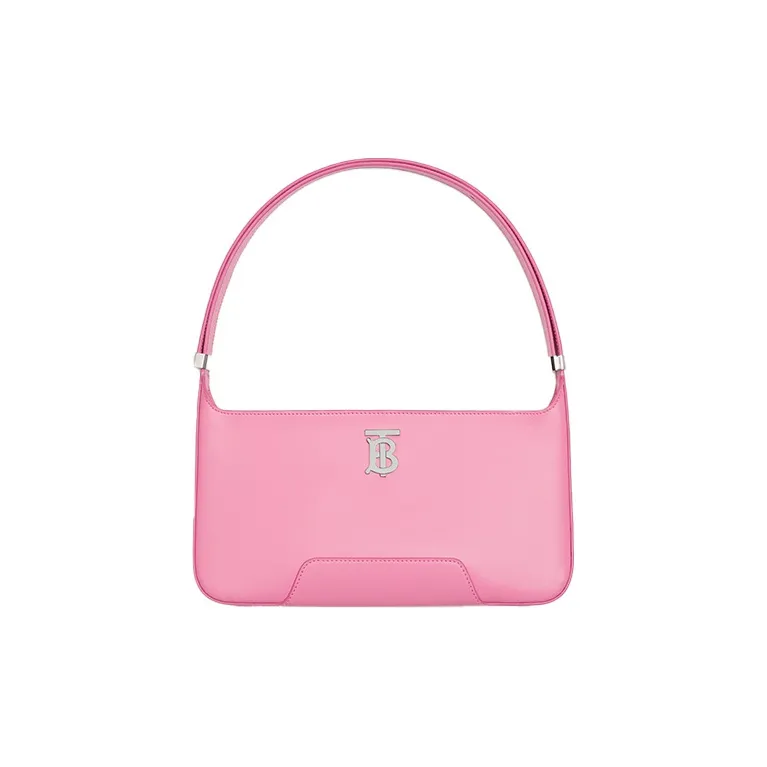Burberry Calfskin Shoulder Bag Handbag Shoulder Bag Women's Cherry Blossom Pink-0