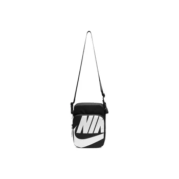 Nike Heritage Polyester Cycling Bag, Shoulder Bag, Crossbody Bag Unisex Black