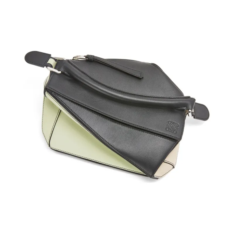 LOEWE Puzzle Cow Leather Handbag Shoulder Bag Crossbody Bag Regular Women's Multicolor-5