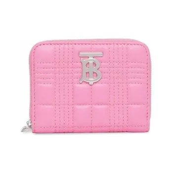 Burberry Quilted Lola Zip Wallet 'Primrose Pink'