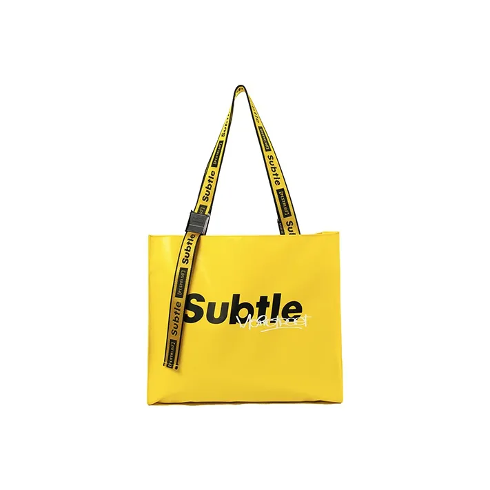 Subtle PVC Shoulder Bag Large Size Unisex Multicolor-6