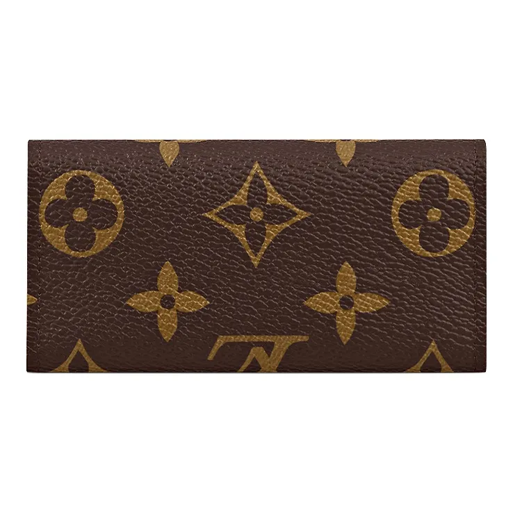LOUIS VUITTON 4 Key Holder Coated Canvas With Calfskin Key Pouch Regular Women's Brown-2