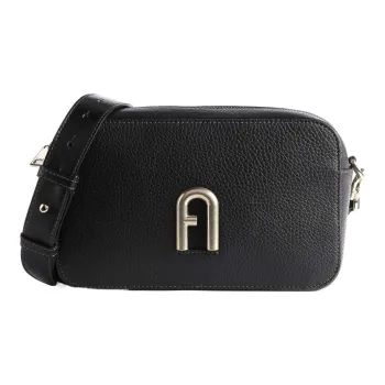Furla Primula Leather Camera Bags Crossbody Bag Shoulder Bag Women's Black