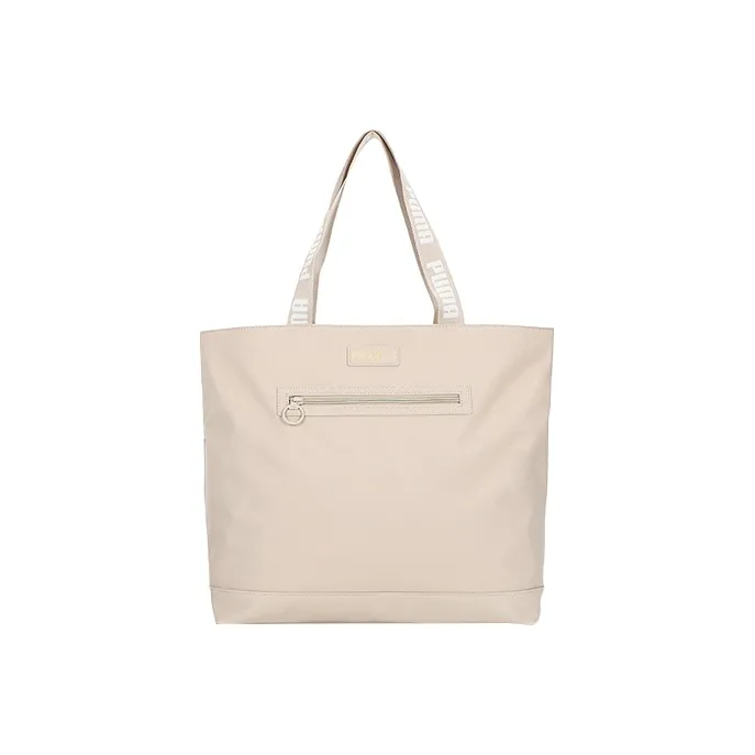 PUMA Textile Artificial Leather Handheld Bag Handbag Shoulder Bag Regular Unisex White-0