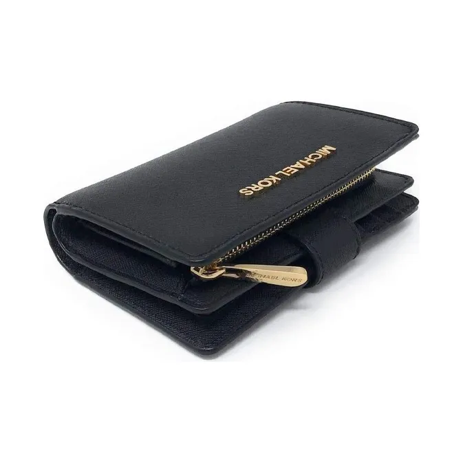 MICHAEL KORS MICHAEL KORS Handbag Collection Jet Set Travel Leather Wallet Medium Size Women's Black-2