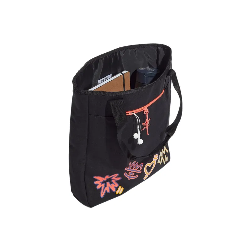 Adidas Polyester Handbag Regular Women's Black-2