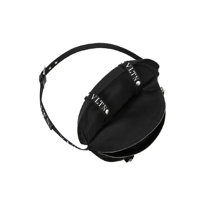 Valentino Nylon Sling Bag Fanny Pack Regular Men's Black-4