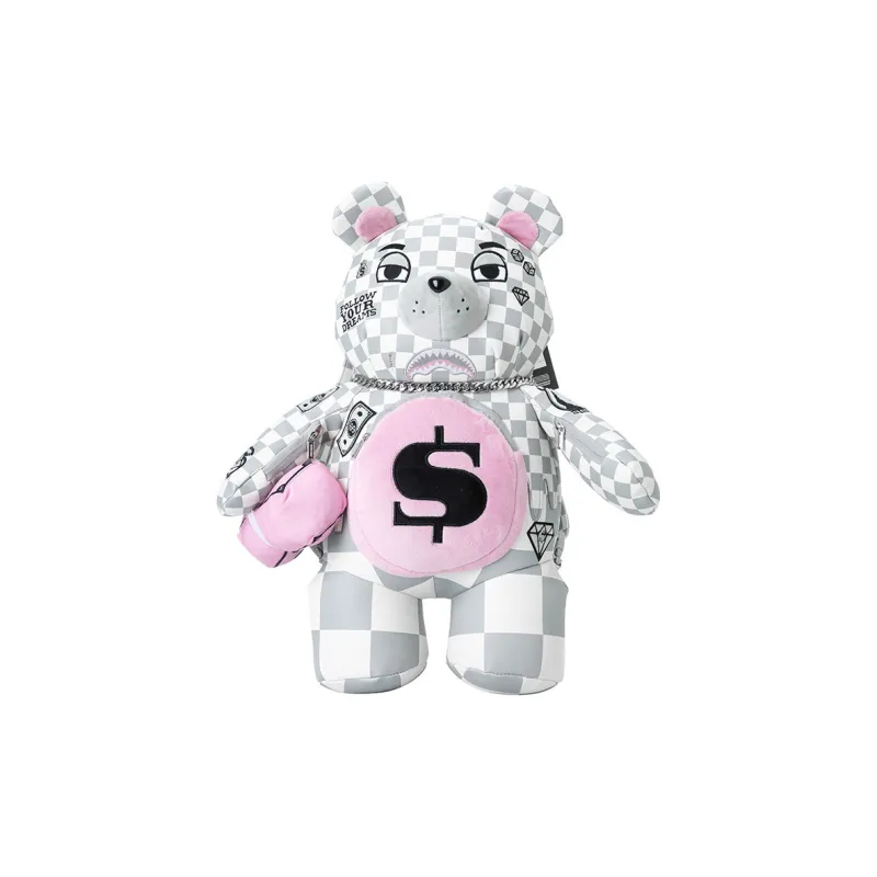 SPRAYGROUND PVC Polyvinyl Chloride Doll Bag Backpack Regular Unisex White-0