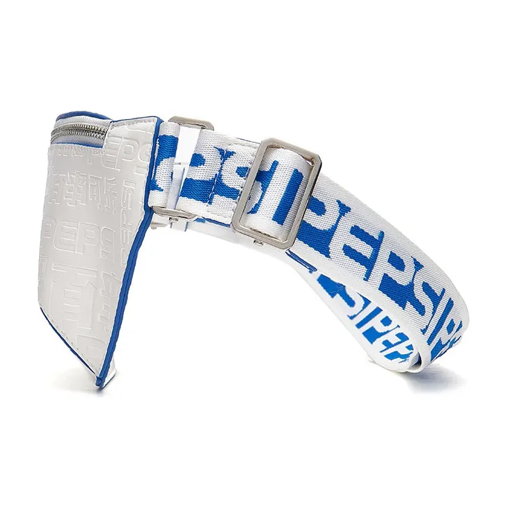 Pepsi PU Dumpling Bag Sling Bag Fanny Pack Regular Unisex Black/White-9