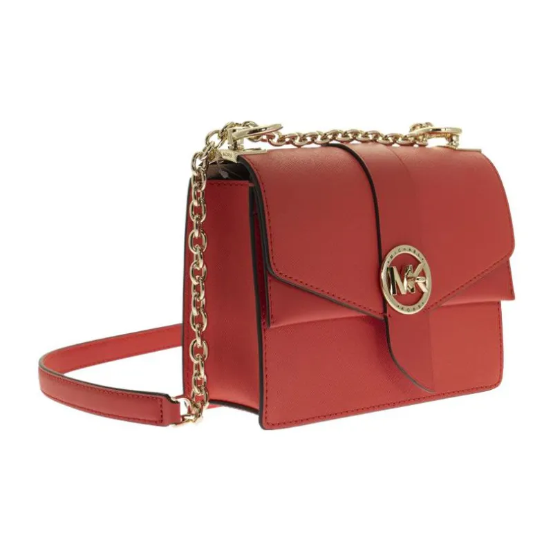 MICHAEL KORS MICHAEL KORS Luggage Collection Cow Leather Envelope Bag Shoulder Bag Crossbody Bag Small Size Women's Red-1
