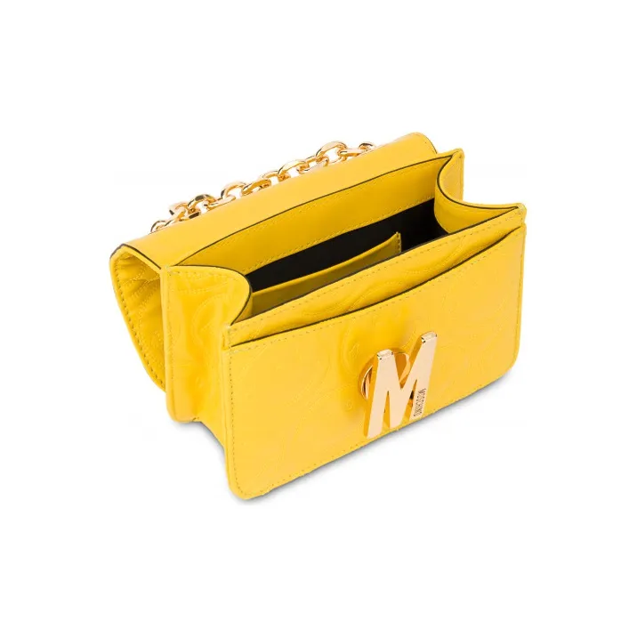 MOSCHINO Versatile Shoulder Bag Women's Yellow-2