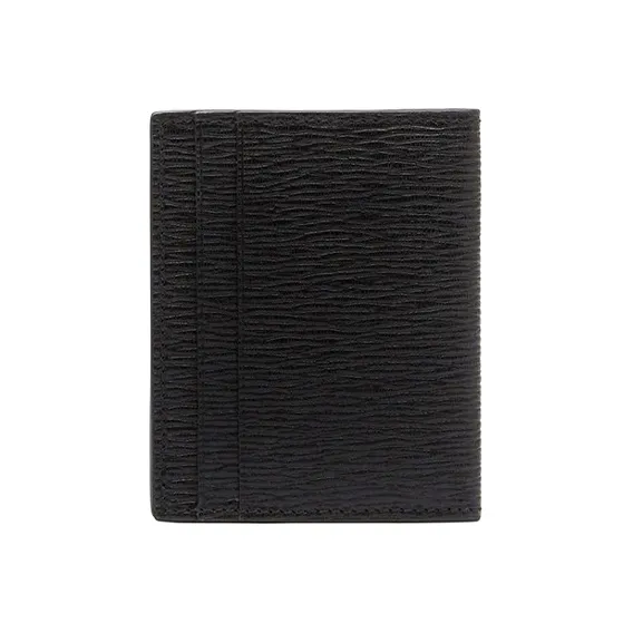 FERRAGAMO Calfskin Wallet Men's Black-2