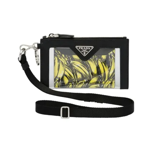 PRADA Unisex Saffiano Card Holder