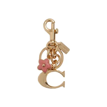 COACH Bag Charm Brass Charm Bag Merchandise Women's Gold