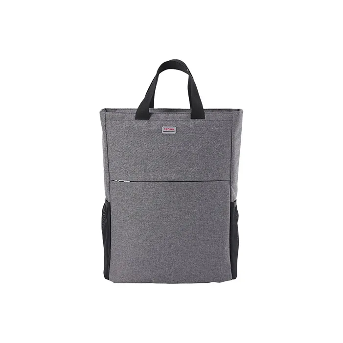 CROWN Nylon Handheld Backpack Regular Gray Black-1
