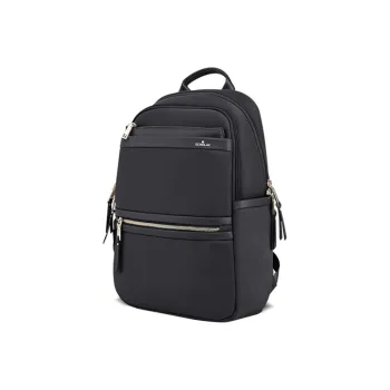 ECHOLAC Fabric Backpack Combo Bag Detachable Lightweight Backpack Regular Women's Black/Khaki