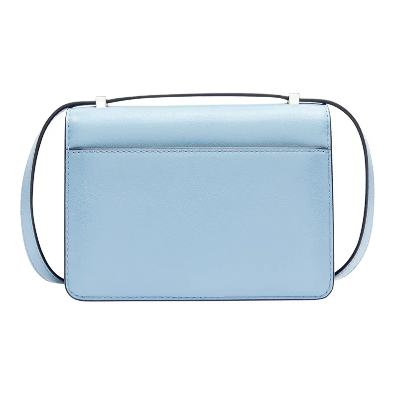 MICHAEL KORS Hendri Cow Leather Shoulder Bag, Crossbody Bag Extra Small Women's Light Blue-1