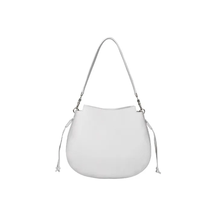Mulberry Calfskin New Moon Handbag, Shoulder Bag Women's White-2