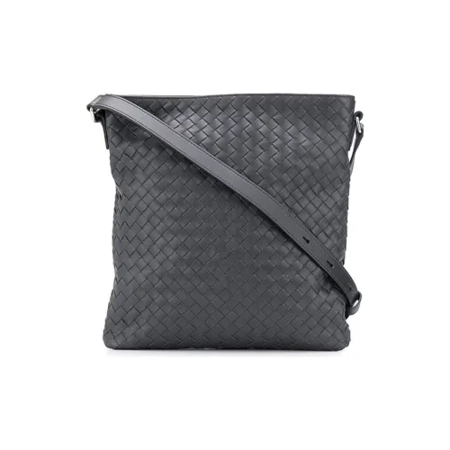 Bottega Veneta Cow Leather Crossbody Bag Men's Dark Brown