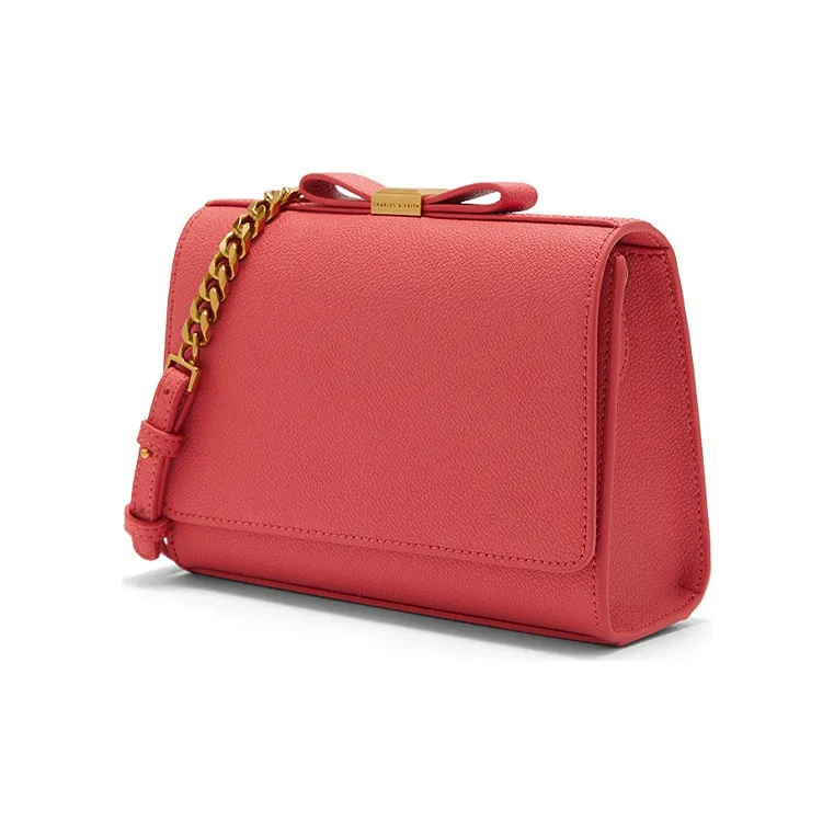 CHARLES&KEITH Polyurethane Synthetic Leather Small Square Bag Shoulder Bag Regular Women's-5