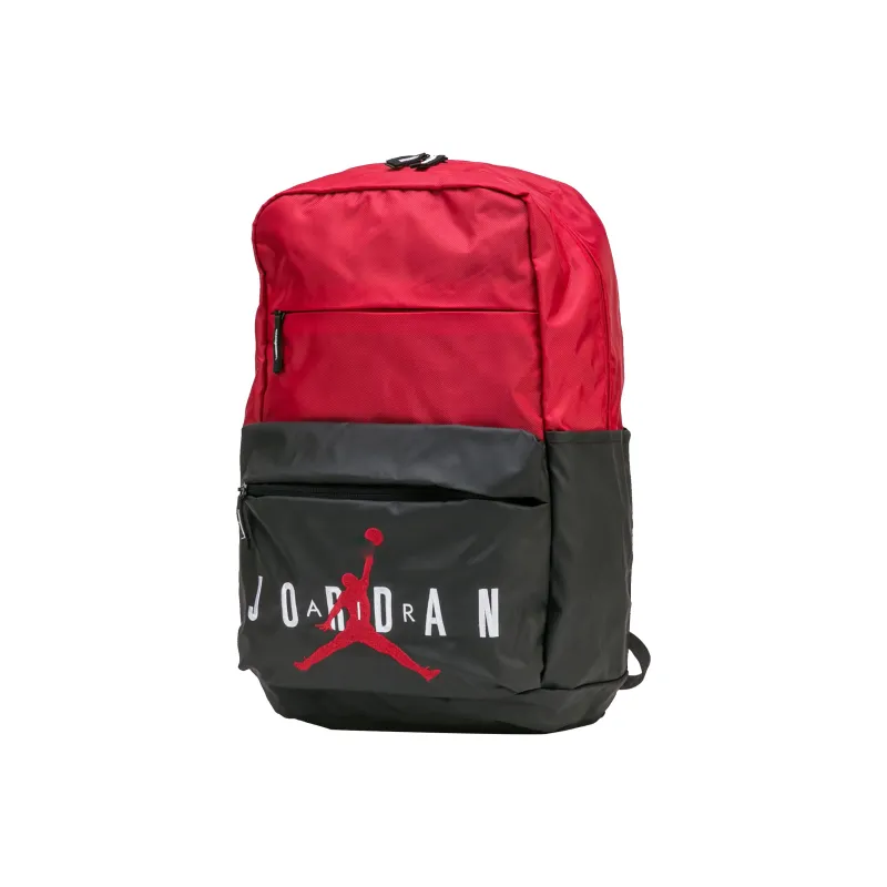 Jordan Polyester Basketball Bag Backpack Regular Unisex Bred Black Red-2