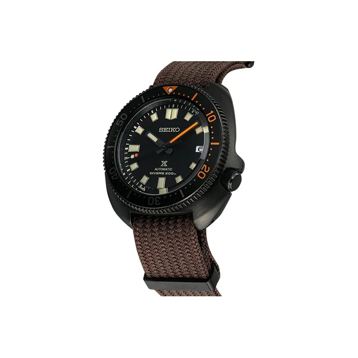 SEIKO Prospe Collection Mechanical Movement Silicone Strap Watch Men's Watches Black Dial-4