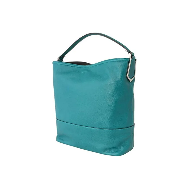 FENDI Leather Handbag Regular Women's Haze Blue-1