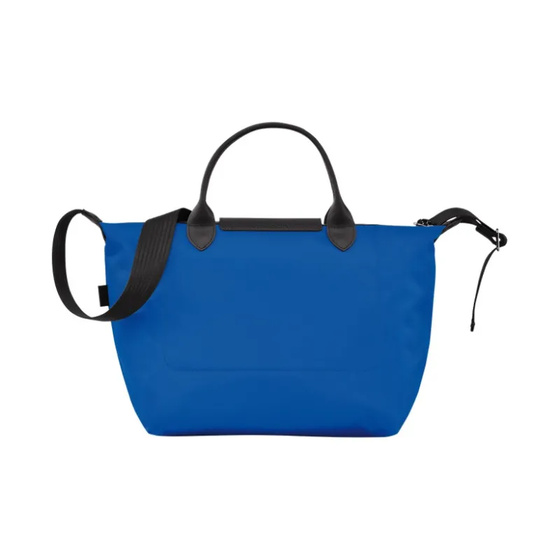 LONGCHAMP Le Pliage Energy Nylon With Canvas Dumpling Bag Crossbody Handbags Large Size Men's Blue-2
