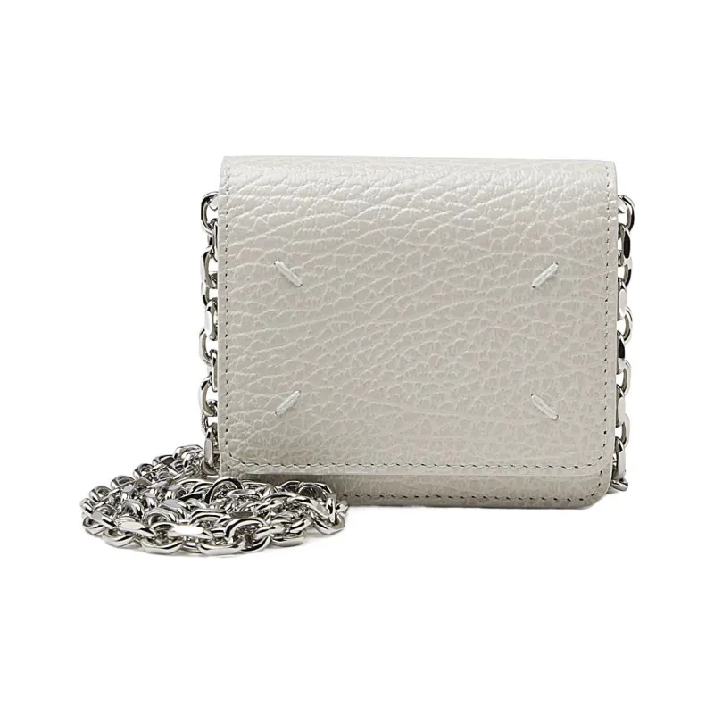 Maison Margiela Foldover Top Chain Linked Wallet-0