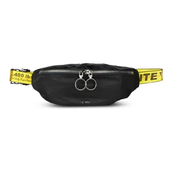 OFF WHITE Basic Fannypack Black Yellow