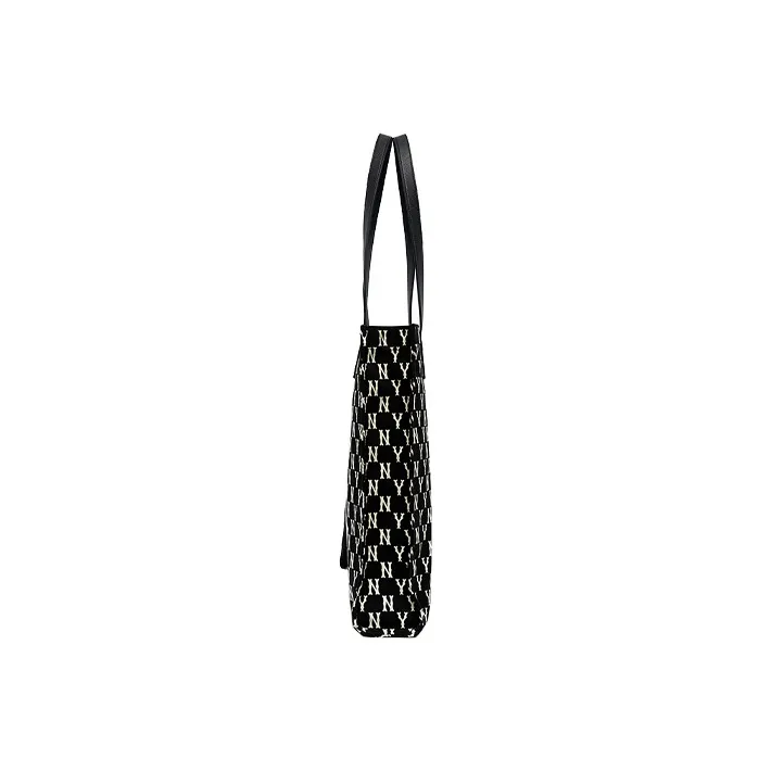 MLB Monogram Collection Polyester Combo Bag Tote Bag Shopping Bag Shoulder Bags Handbags Regular Women's Black-2