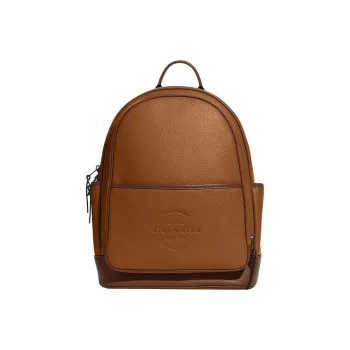 COACH Thompson Leather Backpack Tubas Men's Brown