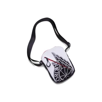 Jordan Polyester Cell Phone Pouch Shoulder Bag Crossbody Bag Regular Unisex Black White