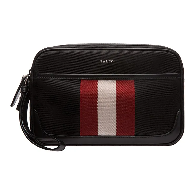 BALLY Nylon Clutch Regular Men's Black-0
