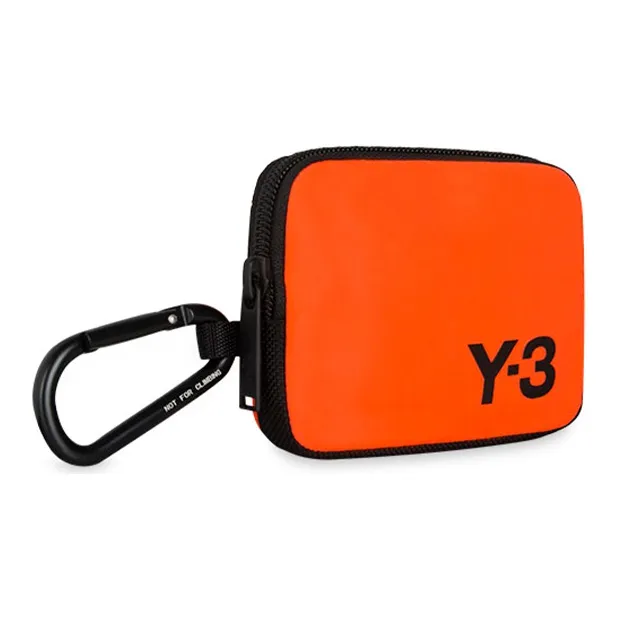 Y 3 Polyamide Coin Purse Unisex Orange-1