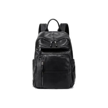 Ace Paul Cow Leather Backpack Regular Unisex Cool Black