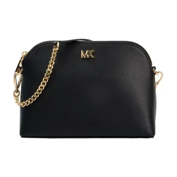 MICHAEL KORS Mott Leather Dome Bag Shoulder Bag Crossbody Bag Large Size Women's Black