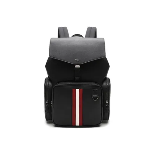 BALLY Leather Backpack Regular Men's Black