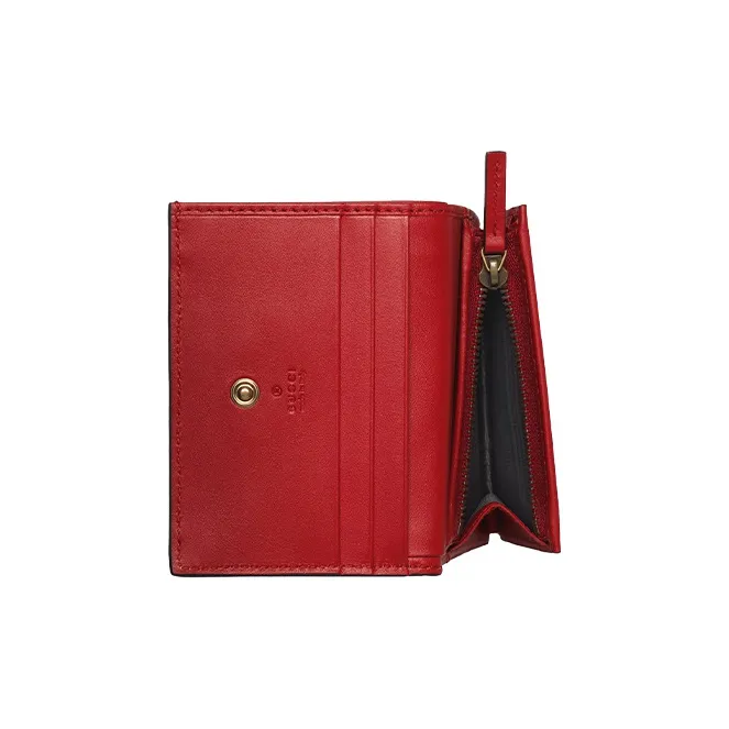 GUCCI GG Supreme Card Case Wallet With Cherries In GG Supreme-3