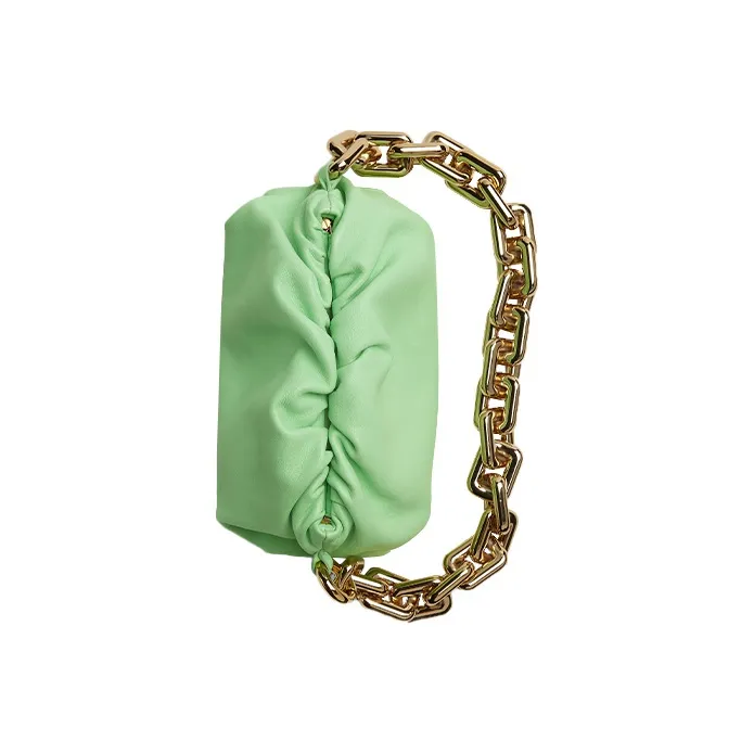 Bottega Veneta Teen Chain Pouch Wasabi-2