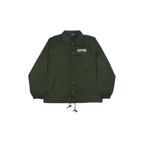 Thrasher Jackets Unisex Army Green