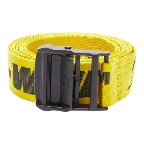 OFF-WHITE Sports Belts Unisex Yellow