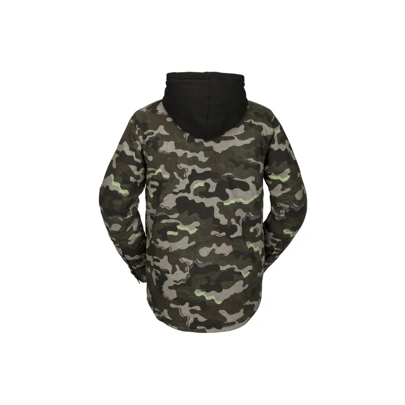 VOLCOM Camouflage Hooded Fitted Moderate Regular Edition Other Puffer Jacket Unisex-3