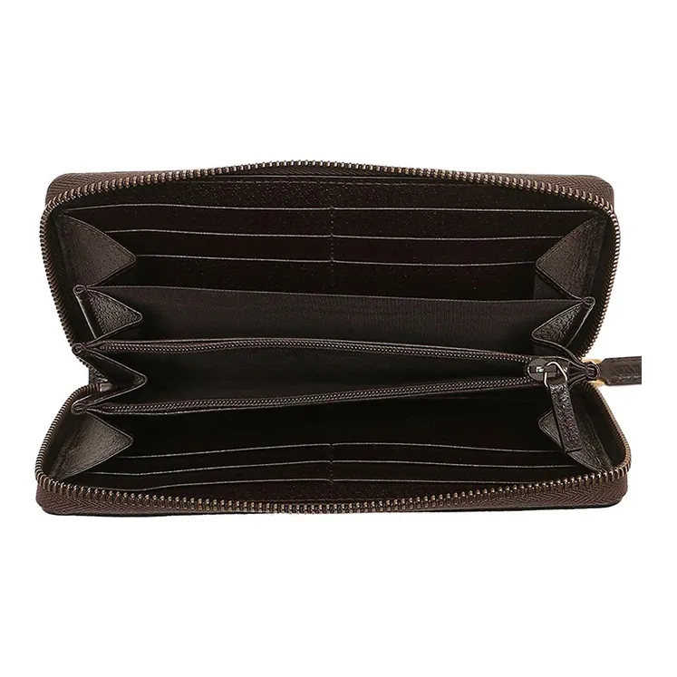 GUCCI GG Marmont Leather Wallet Men's Dark Brown-3