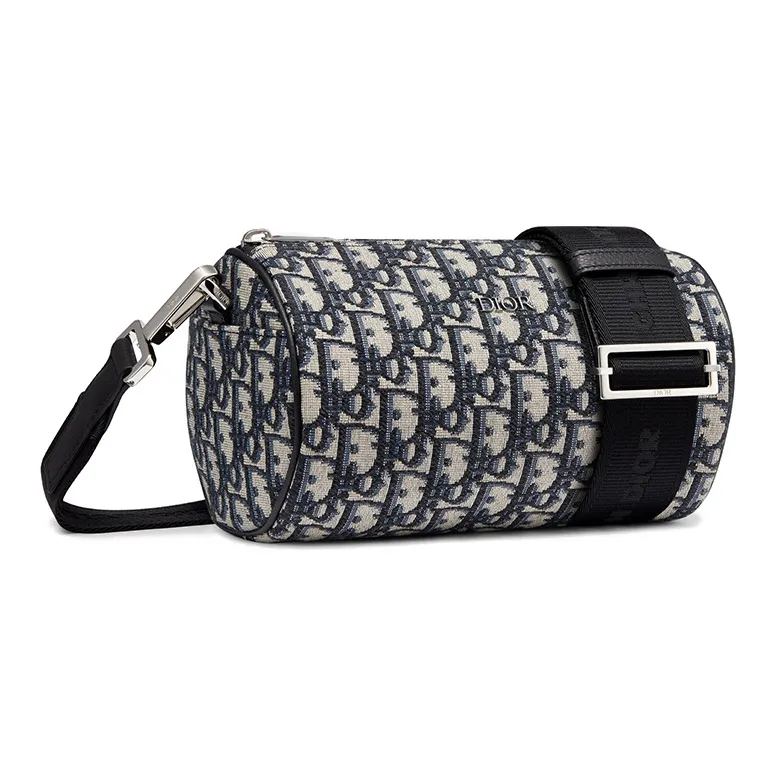 DIOR Oblique Embroidery Messenger Bag, Shoulder Bag, Crossbody Bag Men's-2