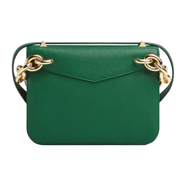 Bottega Veneta Calfskin Envelope Bag, Shoulder Bag, Crossbody Bag Women's Bright Green-3